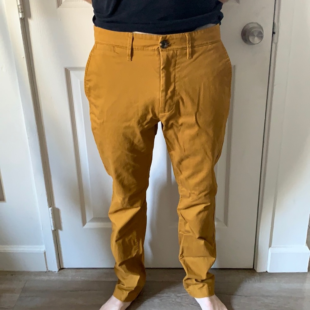 Men’s Goodfellow & Co. Mustard Khaki Chino Pants